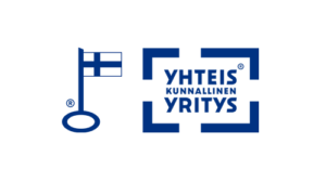 Avainlippu ja Yhteiskunnallinen yritys -merkki.